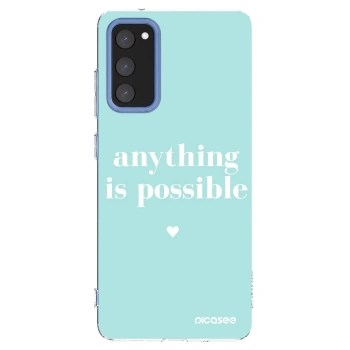 Picasee silikonski prozorni ovitek za Samsung Galaxy S20 FE - Anything is possible