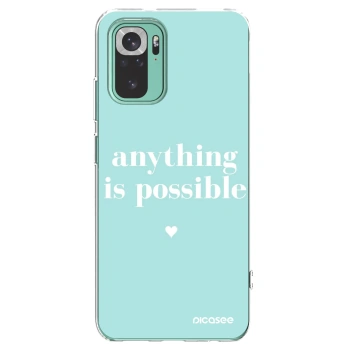 Picasee silikonski prozorni ovitek za Xiaomi Redmi Note 10 Pro - Anything is possible