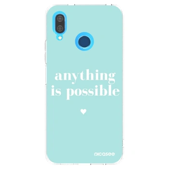 Picasee silikonski prozorni ovitek za Huawei P20 Lite - Anything is possible