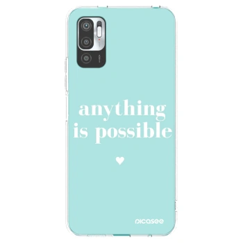 Picasee silikonski prozorni ovitek za Xiaomi Redmi Note 10 5G - Anything is possible