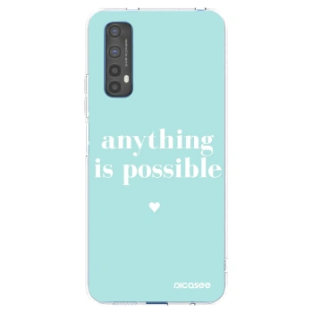 Picasee silikonski prozorni ovitek za Realme 7 - Anything is possible