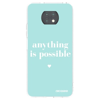 Picasee silikonski prozorni ovitek za Xiaomi Redmi Note 9T - Anything is possible