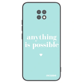 Picasee silikonski črni ovitek za Xiaomi Redmi Note 9T - Anything is possible