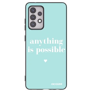 Picasee silikonski črni ovitek za Samsung Galaxy A52s 5G A528B - Anything is possible