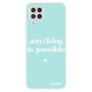 Picasee silikonski prozorni ovitek za Samsung Galaxy A22 A225F 4G - Anything is possible