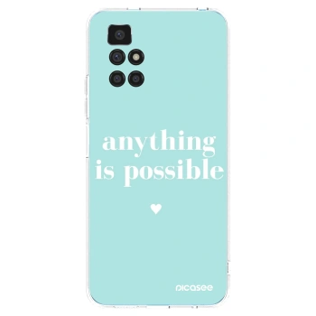 Picasee silikonski prozorni ovitek za Xiaomi Redmi 10 - Anything is possible