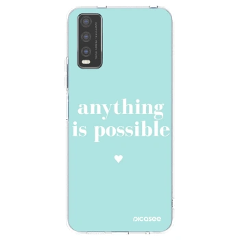 Picasee silikonski prozorni ovitek za Vivo Y20s - Anything is possible