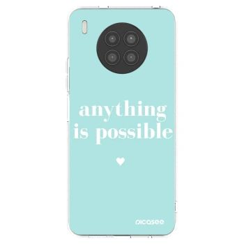 Picasee silikonski prozorni ovitek za Huawei Nova 8i - Anything is possible