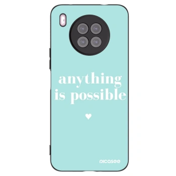 Picasee silikonski črni ovitek za Huawei Nova 8i - Anything is possible
