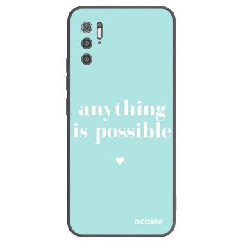 Picasee silikonski črni ovitek za Xiaomi Poco M3 Pro 5G - Anything is possible