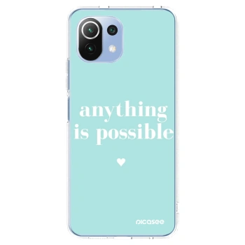 Picasee silikonski prozorni ovitek za Xiaomi 11 Lite 5G NE - Anything is possible