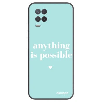 Picasee silikonski črni ovitek za Realme 8 5G - Anything is possible