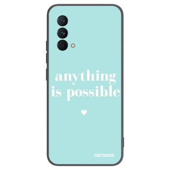 Picasee silikonski črni ovitek za Realme GT Master Edition 5G - Anything is possible