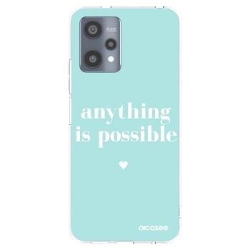 Picasee silikonski prozorni ovitek za Realme 9 Pro 5G - Anything is possible