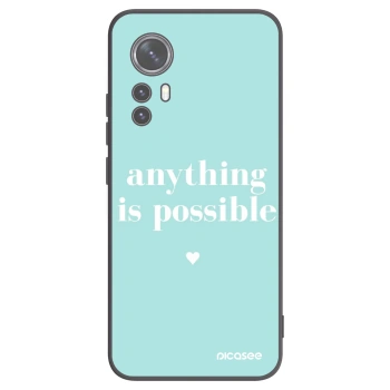 Picasee silikonski črni ovitek za Xiaomi 12 - Anything is possible