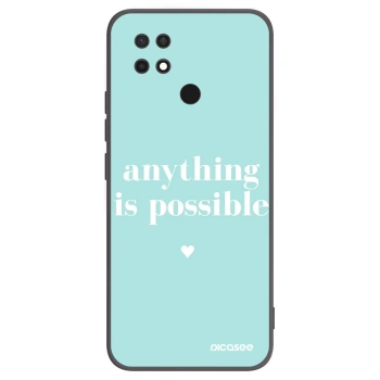 Picasee silikonski črni ovitek za Xiaomi Redmi 10C - Anything is possible