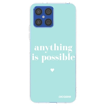 Picasee silikonski prozorni ovitek za Honor X8 4G - Anything is possible