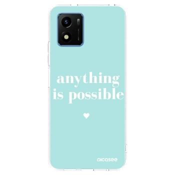 Picasee silikonski prozorni ovitek za Vivo Y01 - Anything is possible