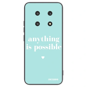 Picasee silikonski črni ovitek za Honor Magic4 Lite 5G - Anything is possible