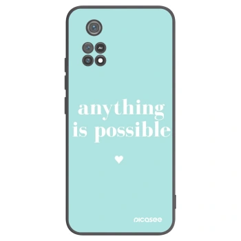 Picasee silikonski črni ovitek za Xiaomi Poco M4 Pro - Anything is possible