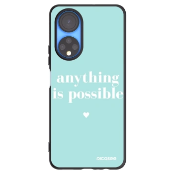 Picasee silikonski črni ovitek za Honor X7 - Anything is possible