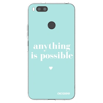 Picasee silikonski prozorni ovitek za Xiaomi Redmi A1 - Anything is possible