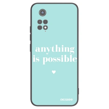 Picasee silikonski črni ovitek za Xiaomi Redmi Note 11S 5G - Anything is possible