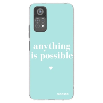 Picasee silikonski prozorni ovitek za Xiaomi Redmi Note 11S 5G - Anything is possible