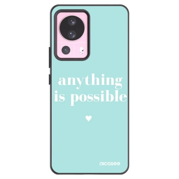 Picasee silikonski črni ovitek za Xiaomi 13 Lite - Anything is possible
