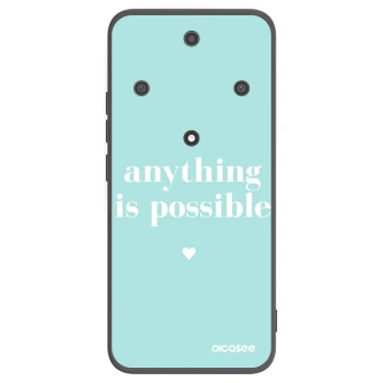 Picasee silikonski črni ovitek za Honor Magic5 Lite 5G - Anything is possible