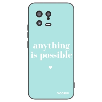 Picasee silikonski črni ovitek za Xiaomi 13 - Anything is possible