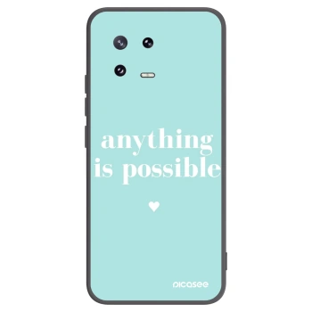 Picasee silikonski črni ovitek za Xiaomi 13 Pro - Anything is possible