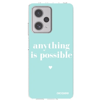 Picasee silikonski prozorni ovitek za Xiaomi Redmi Note 12 Pro+ 5G - Anything is possible
