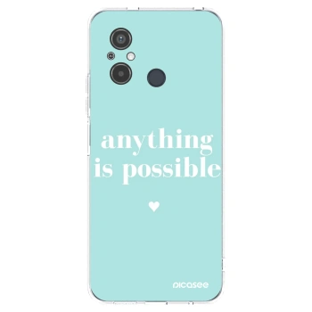 Picasee silikonski prozorni ovitek za Xiaomi Redmi 12C - Anything is possible