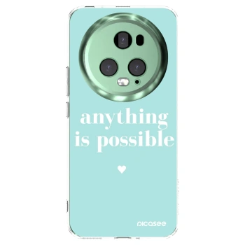 Picasee silikonski prozorni ovitek za Honor Magic5 Pro - Anything is possible