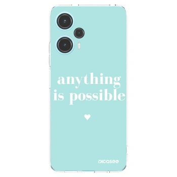 Picasee silikonski prozorni ovitek za Xiaomi Poco F5 - Anything is possible