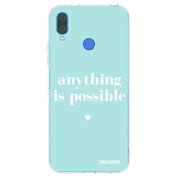 Picasee silikonski prozorni ovitek za Huawei Nova 3i - Anything is possible