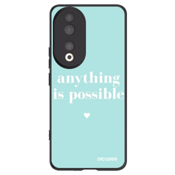 Picasee silikonski črni ovitek za Honor 90 5G - Anything is possible