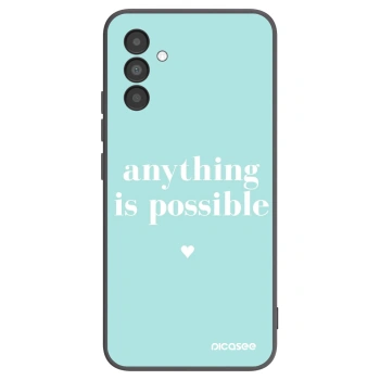 Picasee silikonski črni ovitek za Samsung Galaxy A04s A047F - Anything is possible