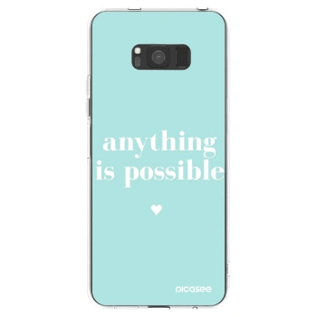 Picasee silikonski prozorni ovitek za Samsung Galaxy S8 G950F - Anything is possible