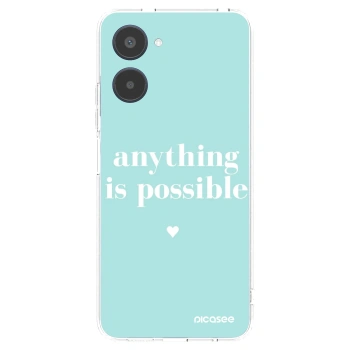 Picasee silikonski prozorni ovitek za Realme 10 4G - Anything is possible