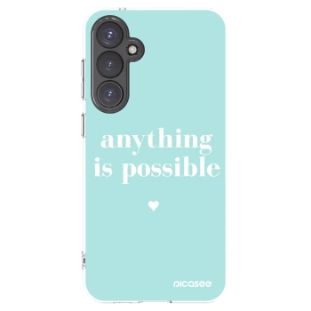 Picasee silikonski prozorni ovitek za Samsung Galaxy S23 FE S711B - Anything is possible