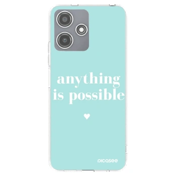 Picasee silikonski prozorni ovitek za Xiaomi Redmi 12 5G - Anything is possible
