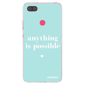 Picasee silikonski prozorni ovitek za Xiaomi Mi 8 Lite - Anything is possible