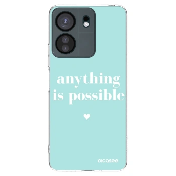 Picasee silikonski prozorni ovitek za Xiaomi Redmi 13C 4G - Anything is possible