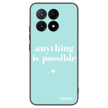 Picasee silikonski črni ovitek za Xiaomi Poco X6 Pro - Anything is possible