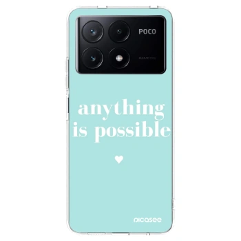 Picasee silikonski prozorni ovitek za Xiaomi Poco X6 Pro - Anything is possible