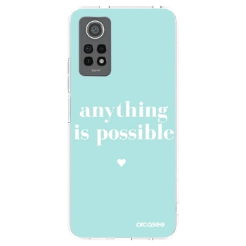 Picasee silikonski prozorni ovitek za Xiaomi Redmi Note 12 Pro 4G - Anything is possible
