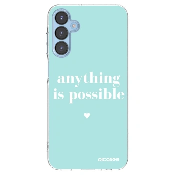 Picasee silikonski prozorni ovitek za Samsung Galaxy A15 A156B 5G - Anything is possible