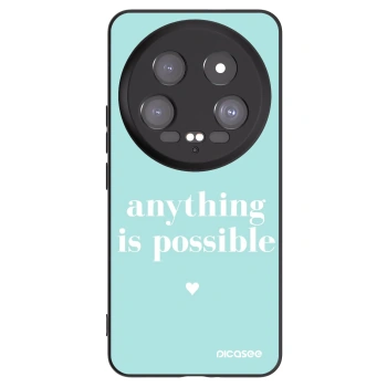 Picasee silikonski črni ovitek za Xiaomi 14 Ultra - Anything is possible